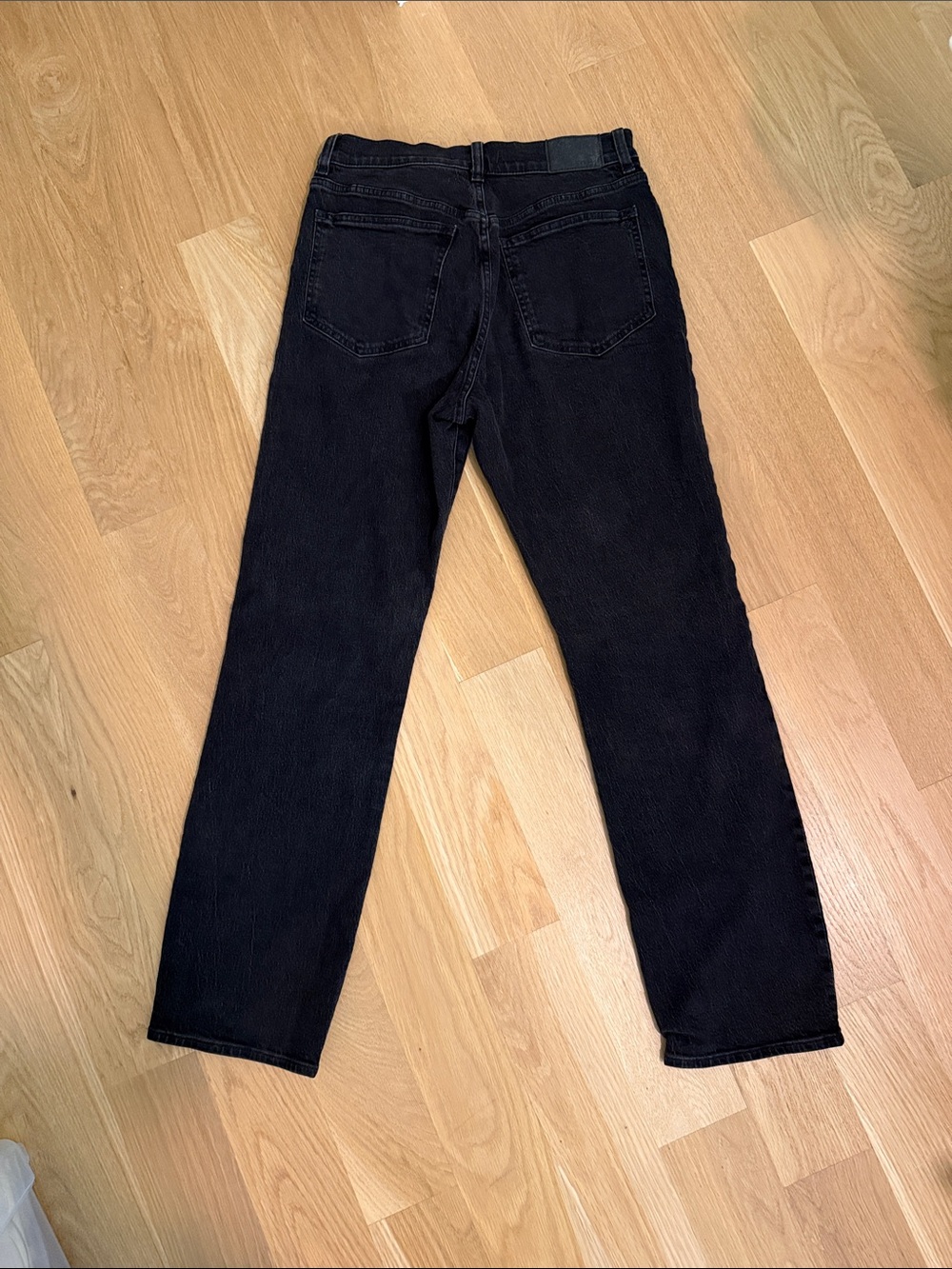 Madewell Black Straight-Leg Jeans for Women - Picture 4 of 5